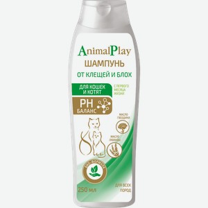 Шампунь для кошек Animal Play репеллентный 250мл