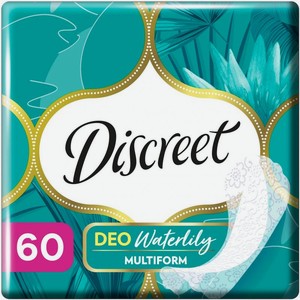 Прокладки Discreet Deo Water Lily Multiform ежедневные 60шт