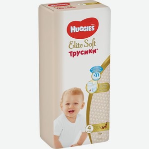 Подгузники-трусики Huggies Elite Soft 4 9-14 кг 42 шт