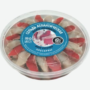 Сельдь Золотая Fishka Ассорти по-шведски филе-кусочки 300г