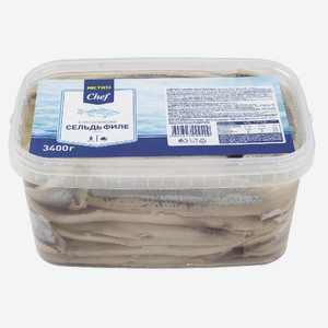 METRO Chef Сельдь в масле, 3.4 кг Россия