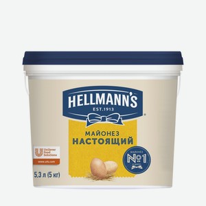 Майонез Hellmann s Настоящий 78%, 5л Россия