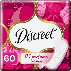 Прокладки ежедневные Discreet Normal без запаха 60шт