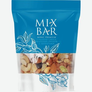 Смесь Mixbar из жареных орехов с цукатами 130г
