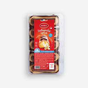 Пирожные Эклеры с заварным кремом Mirel 250г