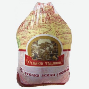 Тушка цыпленка-бройлера Сельские традиции охлажденная 1 сорт, ~1.8кг Россия