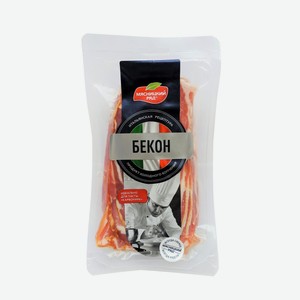 Бекон Мясницкий ряд сырокопченый охлажденный нарезка, 500г Россия