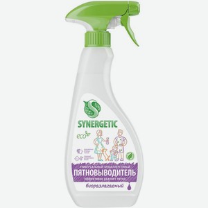 Пятновыводитель Synergetic для предварительной обработки пятен с щеткой 500мл