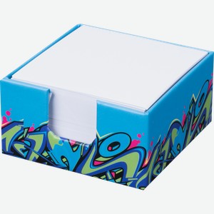 Блок для записей Graffity 300 листов белый 7*7*4см