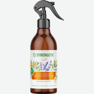Освежитель воздуха Synergetic Пачули и нероли миндаль и яблоко цветы 380мл в ассортименте