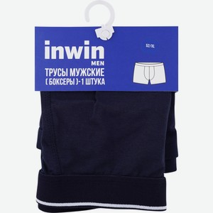Трусы мужские INWIN боксеры, темно-синий, р 50 ATL-24003-A, Узбекистан