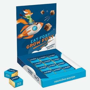Шоколад Babyfox белый и молочный, порционный, 90 г