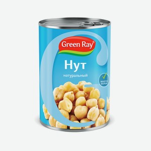 Нут консервированный Green Ray натуральный, 400 г