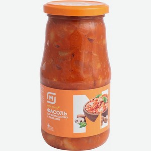 Фасоль Магнит с грибами 530г