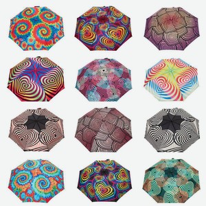 Зонт женский Raindrops 3 сложения автомат фотосатин арт. RD-23894