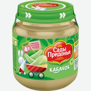 Пюре овощное Сады Придонья Кабачок с 4 месяцев
