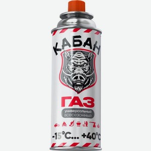 Газ универсальный всесезонный в баллоне Кабан 220 г