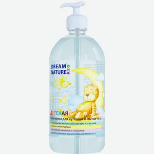 пена DREAM NATURE KIDS для купания и мытья тела, 1л, ЕвроТек ООО