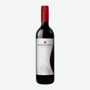 Красное вино сухое Meravigliosa Sangiovese 13% 750мл