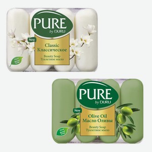 Мыло туалетное PURE by Duru 4х85г ЭВЬЯП РУС ООО