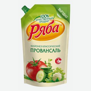 Майонез Ряба  Провансаль  50,5% 1000 гр дой пак