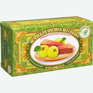 Пастила Белевская Пастильная Мануфактура без сахара классическая, 100г