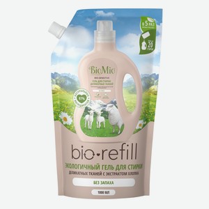 Гель для стирки BioMio деликатных тканей без запаха, 1л Россия