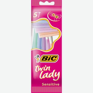Бритва Bic Twin Lady одноразовая, 5шт