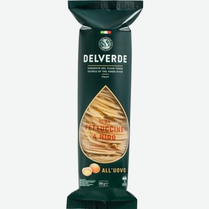 Макароны Delverde Fettuccine allUovo A Nido №89 из твёрдых сортов пшеницы, 250г