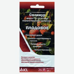 Удобрение хелатное «Солинур» Плодовые без хлоридов, 25 г