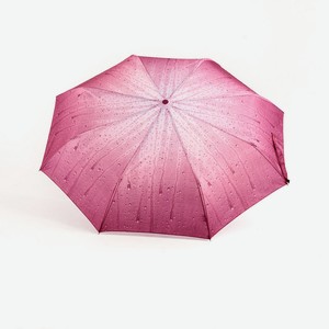 Зонт женский Raindrops 3 сложения автомат фотопондж капли арт. RD23825