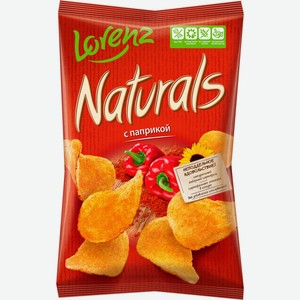 Чипсы картофельные NATURALS с паприкой, Россия, 100 г