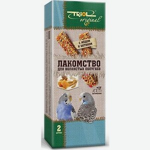 Triol Original палочки с медом и хитином для волнистых попугаев (2 шт.). без характеристик