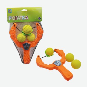 Набор 1Toy рогатка с шариками, 20см Китай