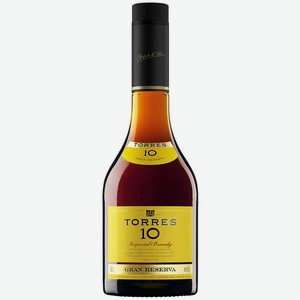 Бренди TORRES 10 алк.38% п/у, Испания, 0.5 L