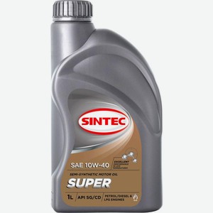 Масло полусинтетическое Sintec Super Api SG/CD 10W-40 1л