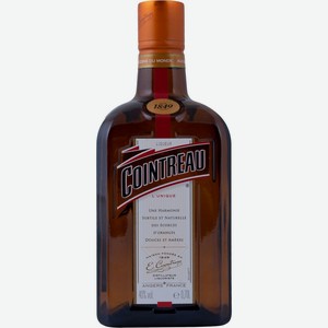 Ликер COINTREAU крепкий алк.40%, Франция, 0.7 L
