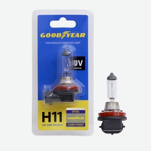 Лампа автомобильная галогенная Goodyear Н11 12V 55W PGJ19-2 (блистер)
