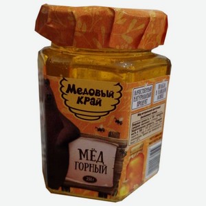 Мед Медовый край цветочный горный, 250 г