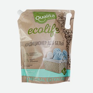 Кондиционер для белья  ECOLIFE , Qualita, 1,3 л