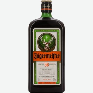 Ликер JAGERMEISTER десертный алк.35%, Германия, 1 L