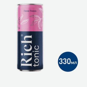 Напиток газированный Rich Pink Тоник, 330мл Россия