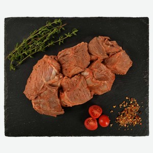 Шашлык свиной АШАН Красная птица из шейки охлажденный, цена за 1 кг