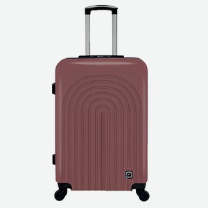 Чемодан Airport жесткий бордовый 26х41х60 см, р M