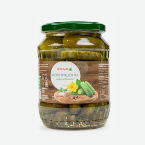 Корнишоны SPAR маринованные 720мл