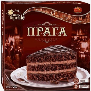 Торт Черемушки Бисквитный Прага 720г