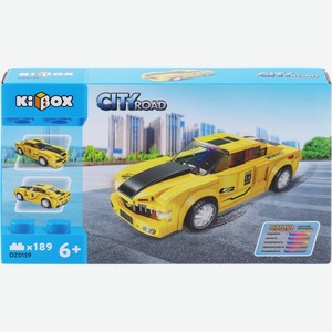 Конструктор KIBOX Гоночный автомобиль, дизайн в ассорт. DZ0159, Китай