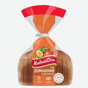 Хлеб Домашний бездрожжевой 350г Хлебный дом