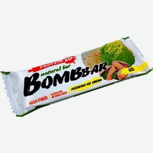 Батончик Bombbar протеиновый Фисташковый пломбир 60г