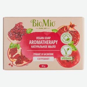 Мыло туалетное BioMio Гранат и базилик 90г